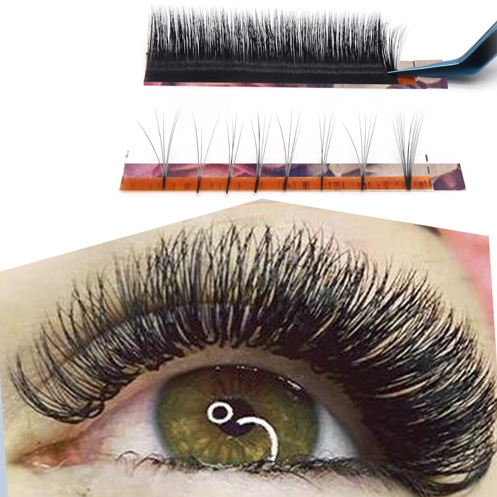 New Best Selling Easy Fan Matte Cashmere Lash Extensions 0.05/0.07/0.10mm Eyelash Extension Volume Russian Matte Flowering Fan