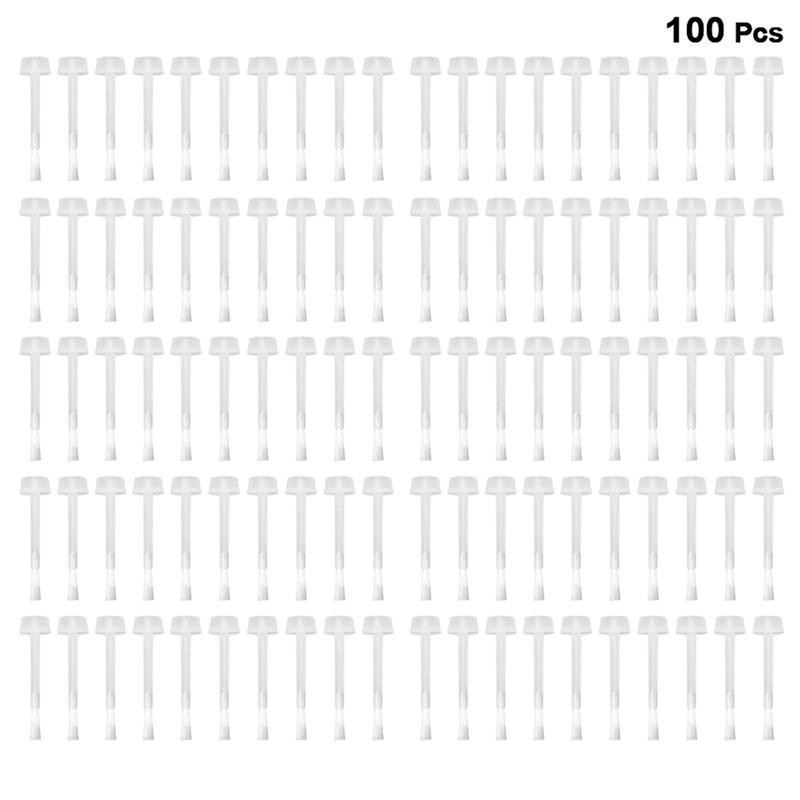 100 قطعة مسمار البولندية استبدال فرش غمس السائل قضيب فرش مانيكير أدوات مسمار الفن زجاج رسم فرشاة للزجاجات أداة