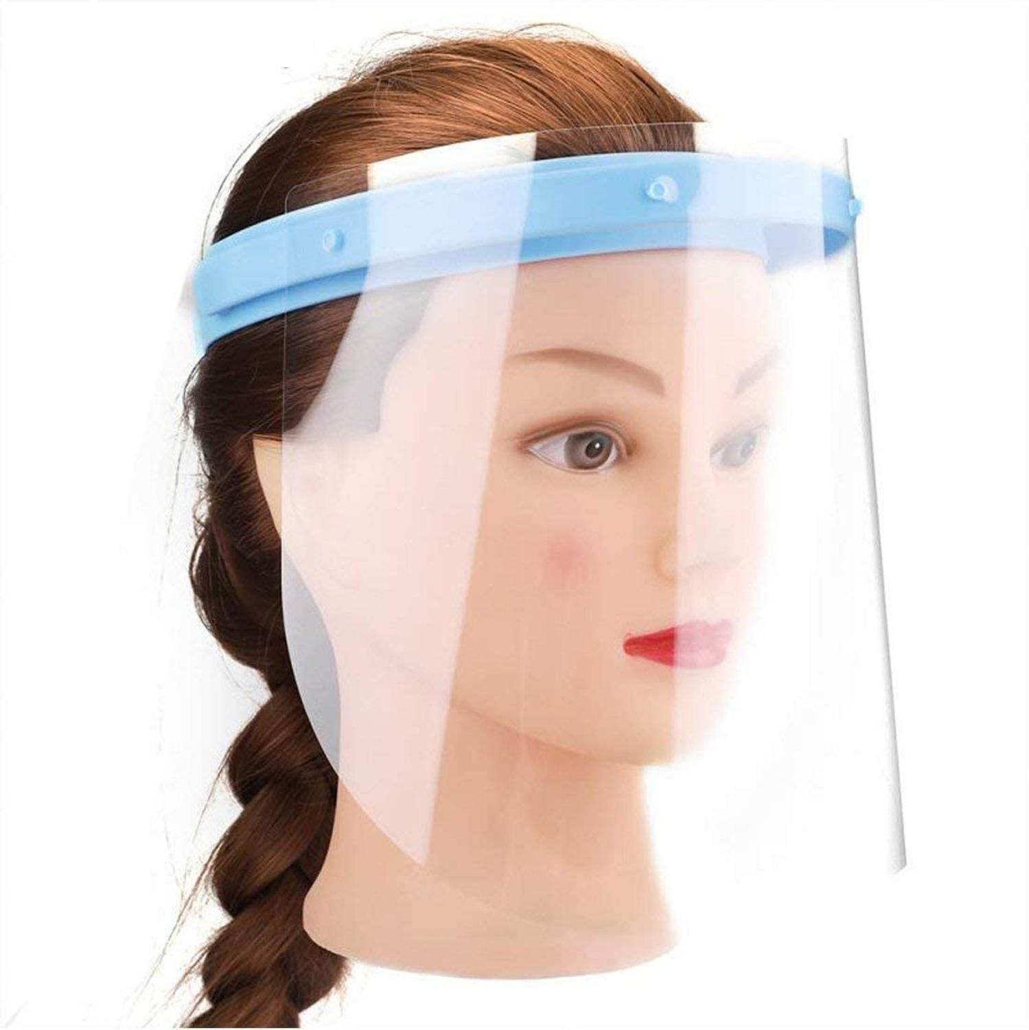 Dental Protective Face Shield 10/5pcs Detachable Face Shield 1 Shelf Anti-Fog Dust Replacement Mask