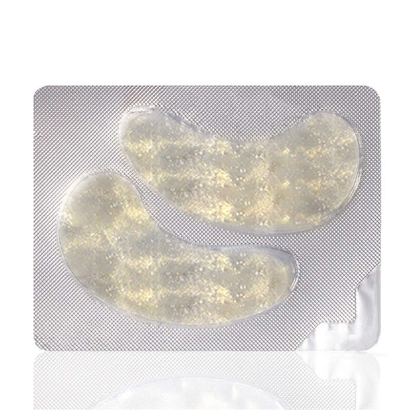 2pcs=1pair GoldCrystal Collagen Powder Eye Mask Anti-aging Removes Dark Circles Fine Lines Face Care Eyes Care