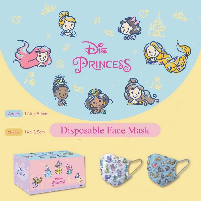 Disney 2022 New Adult/Child Anime Cartoon Disposable Mask Frozen Cartoon Masks Anime Kawaii Three Protective Layer Cartoon