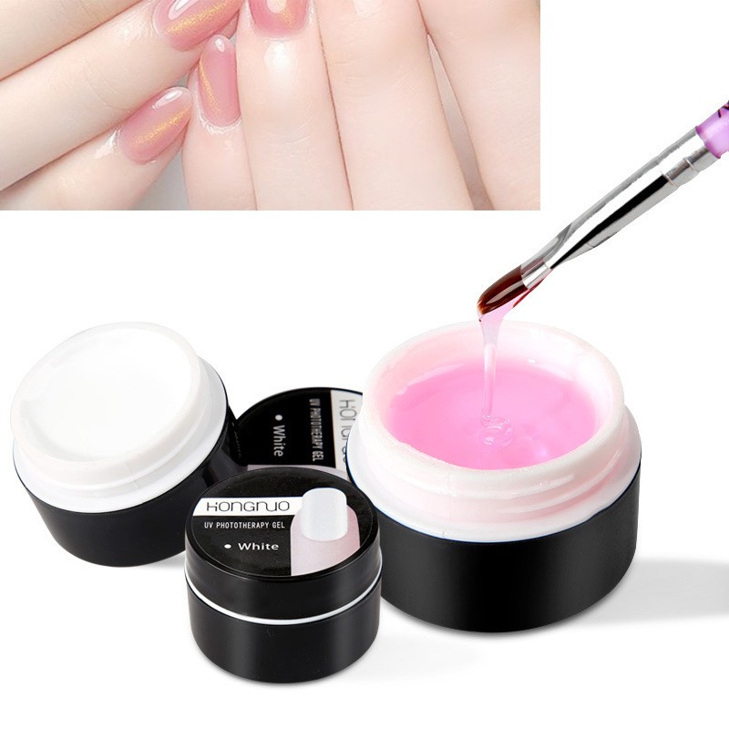 UV LED Gel Nail Polish 20g Solid Nail Gel Extension 3 Colors Extension TSLM1