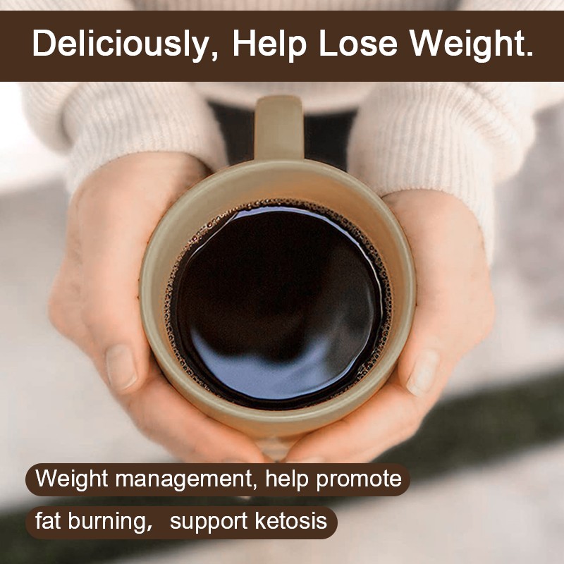 HFU Keto Coffee Powder Low Fat Low Calorie Health Fast Drink Coffee Lose Weight Burn Calories Burn Fat Diet Slimming Products