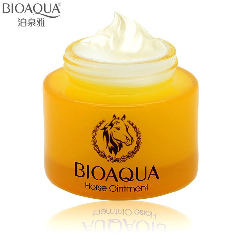 BIOAQUA - skin care cream, horse oil, whitening, deep moisturizing, face cream, anti-wrinkle, anti-aging, face care, 50g