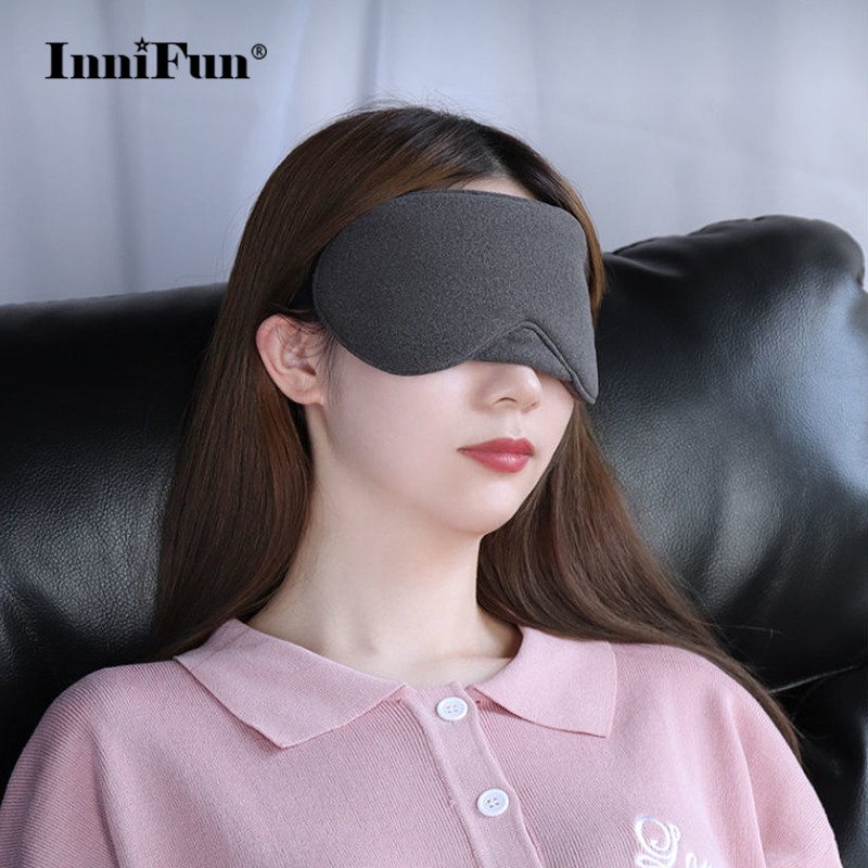 Cotton Sleep Mask Portable Home Travel Eyes Mask For Sleeping Nap Modal Eyeshade Relax Shading Eye Patches Health Care