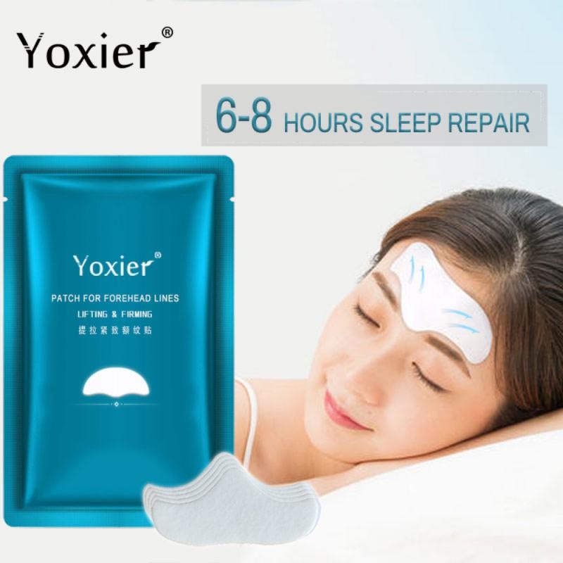 Yoxier Forehead Line Removal Gel Patch Anti Wrinkle Face Firming Mask Lines Frown Sticker Anti Aging Lifting Skin Care