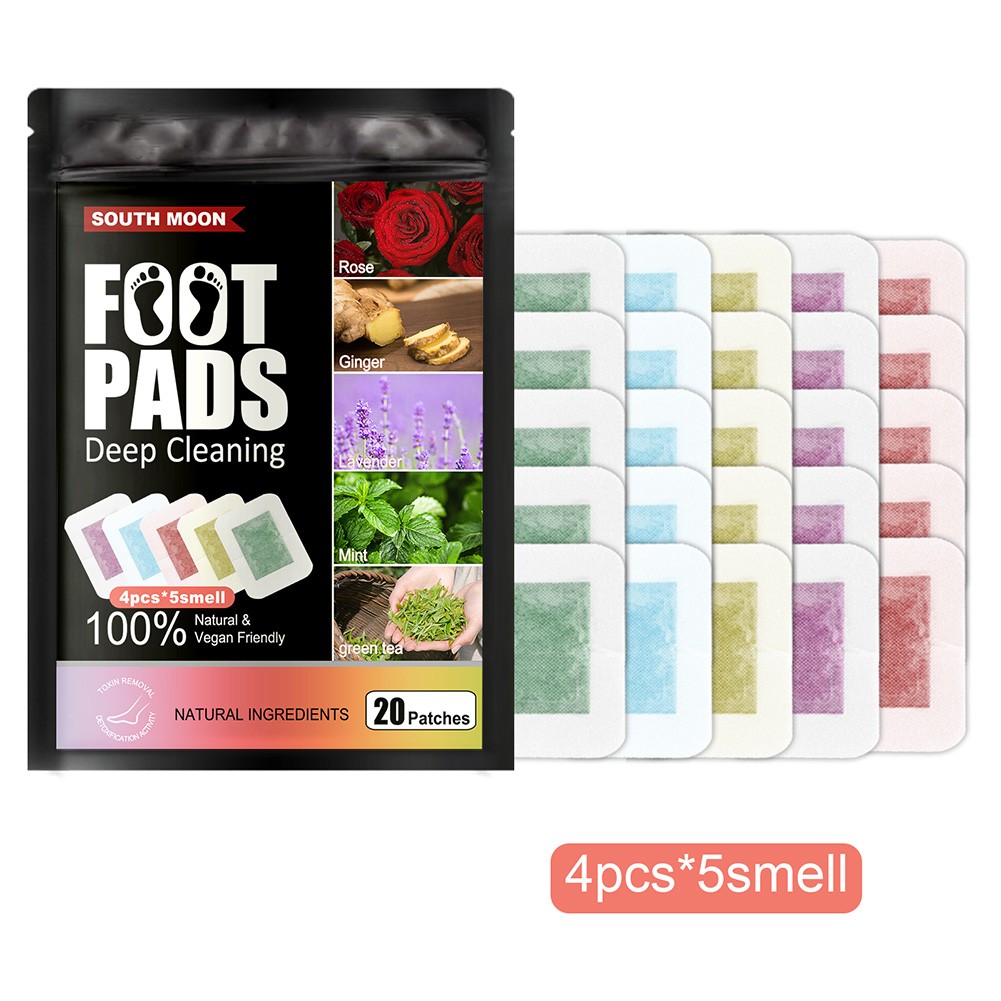 10/20pcs Detox Foot Patches Pads For Stress Relief & Deep Sleep Body Detox Feet Slimming Cleansing herbalstick dropship