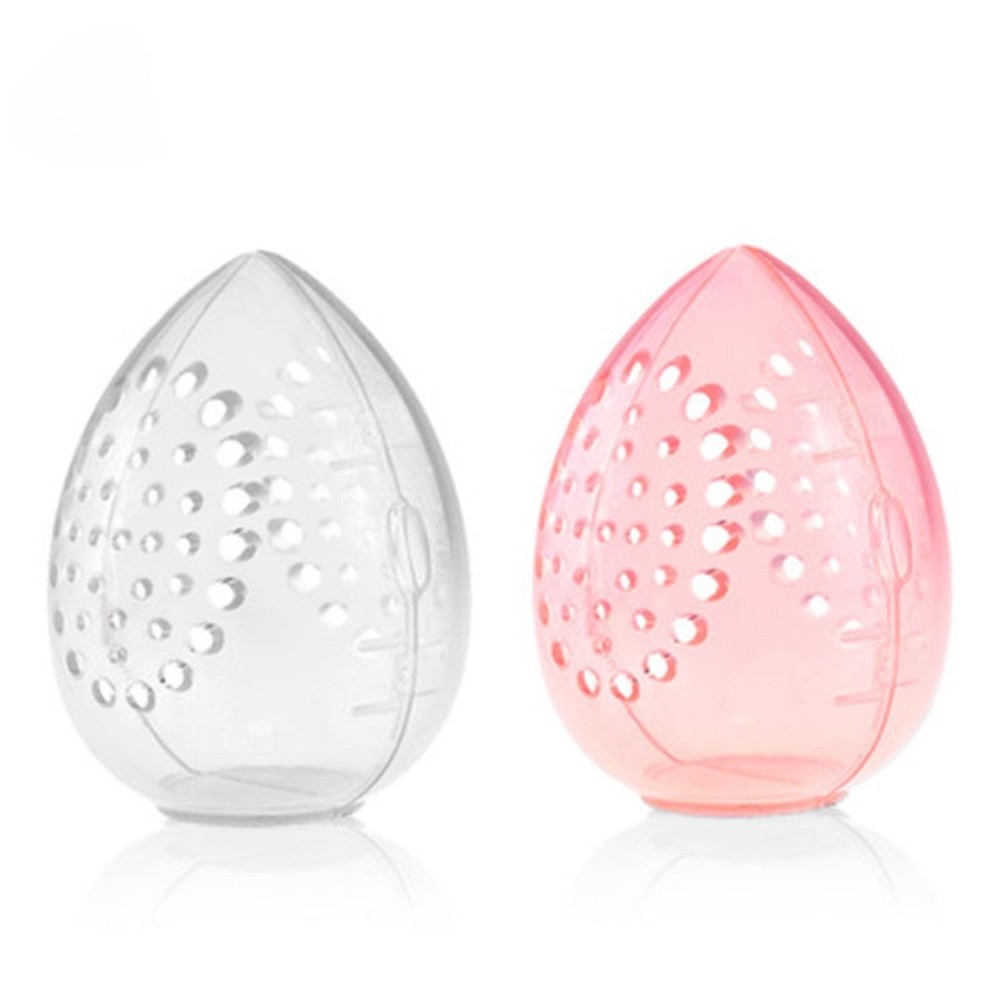 Mold Proof Puff Drying Holder Easy to Carry Sponge Display Storage Cosmetic Puff Holder Egg Shape Box Makeup Accessories