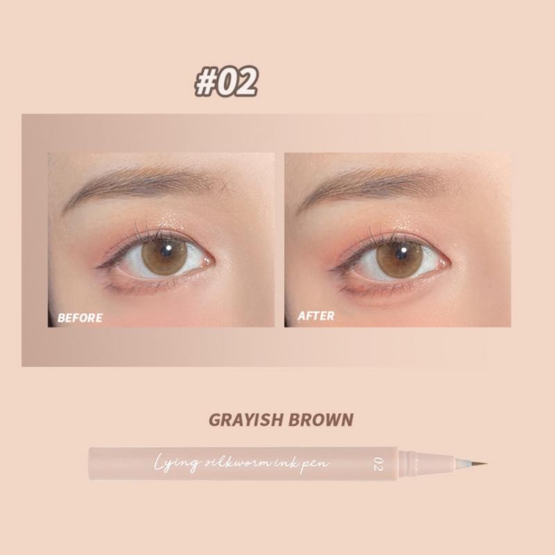 Ultra-thin Liquid Eyeliner Pen Quick-drying Waterproof Sweat-proof Long Lasting Non-Smudge Eye Makeup Thin Eyeliner TSLM1