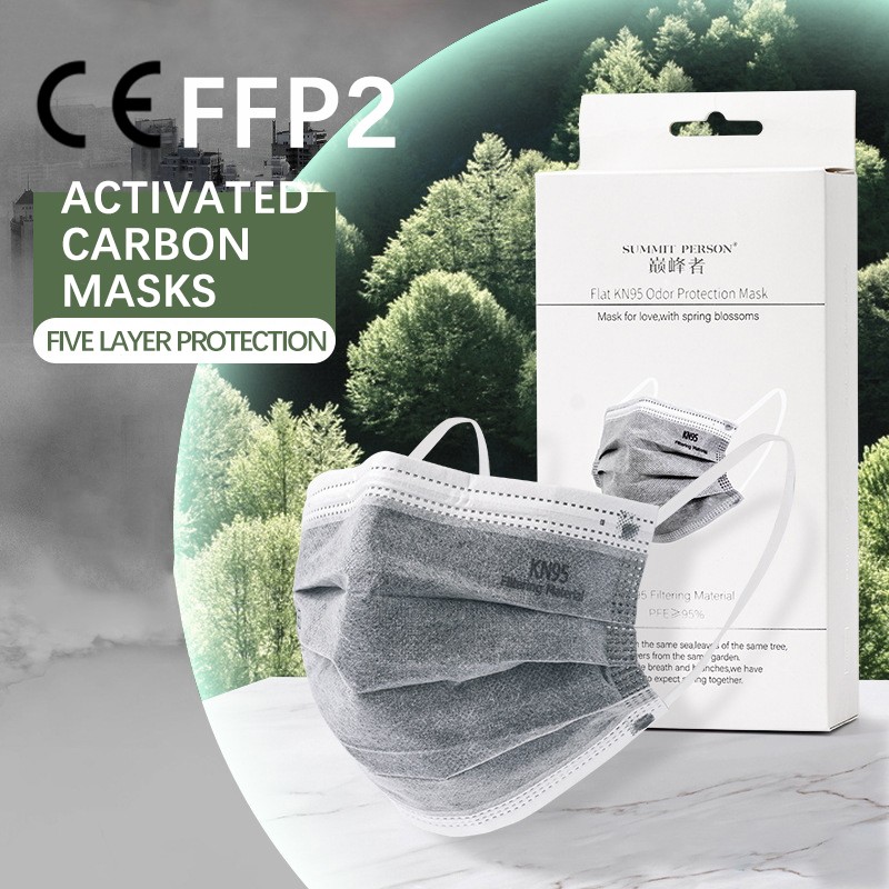 20pcs CE Mouth Mask 5 Layer FFP2 KN95 Face Protection Mask Respirator Mask Protective Mask Anti Dust FFP2 Mask Fpp2 Approved