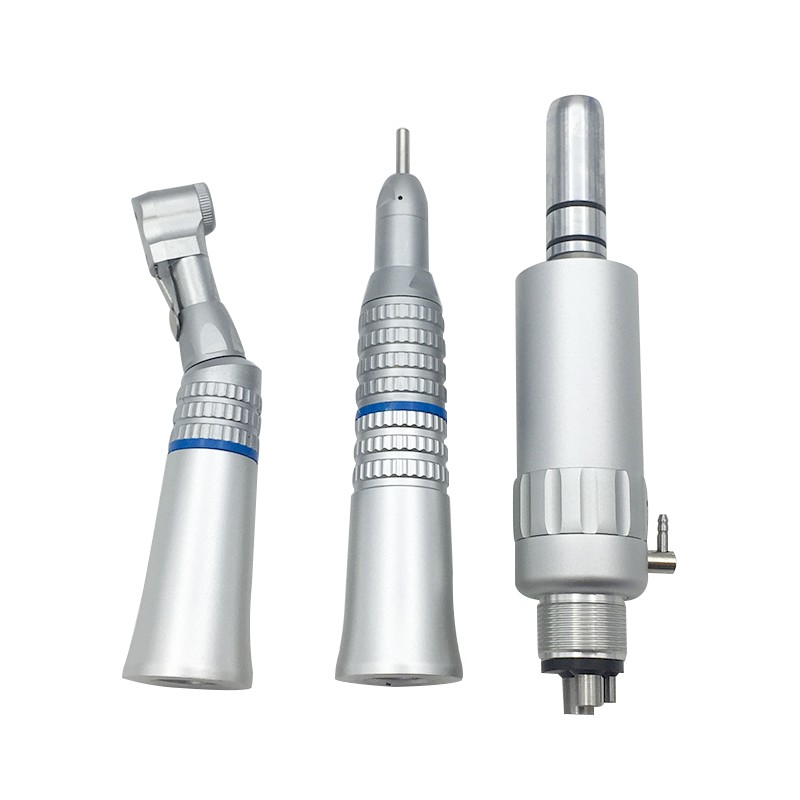 Dental Low Speed ​​Handpiece Air Turbine Handpiece Straight Contra Angle 2/4 Holes Air Motor