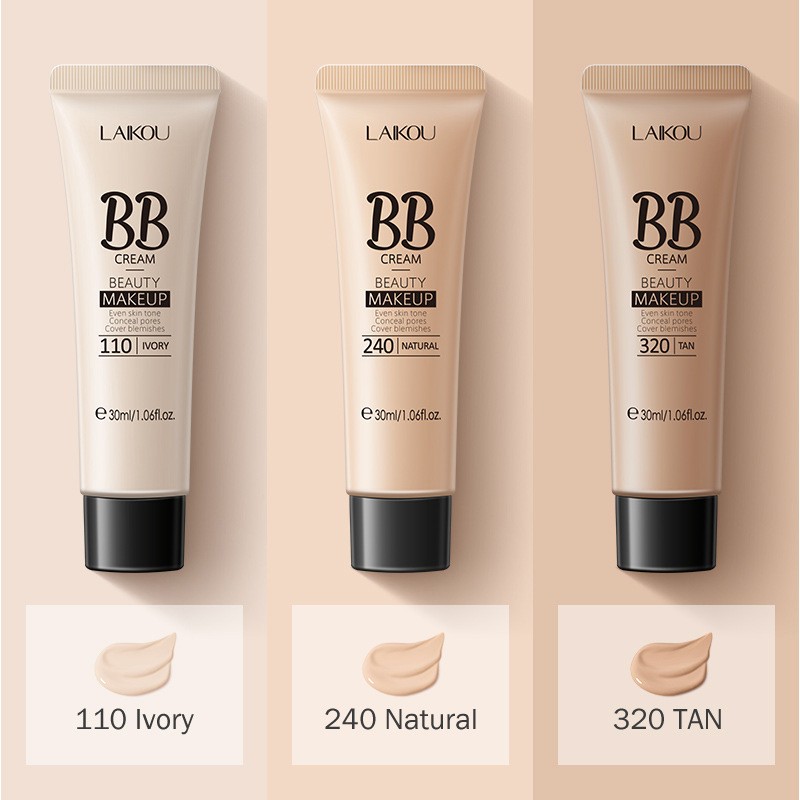 BB Cream 18 Hours Long Lasting Liquid Foundation Waterproof Anti Acne Marks Flawless Natural Face Base Makeup