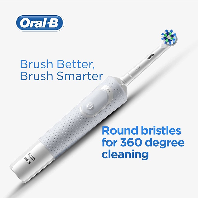 Oral B Electric Toothbrush For Adult D100 Vitality Cleaning Rechargeable Toothbrush Waterproof Cleaner 4 Color Teeth Whitening