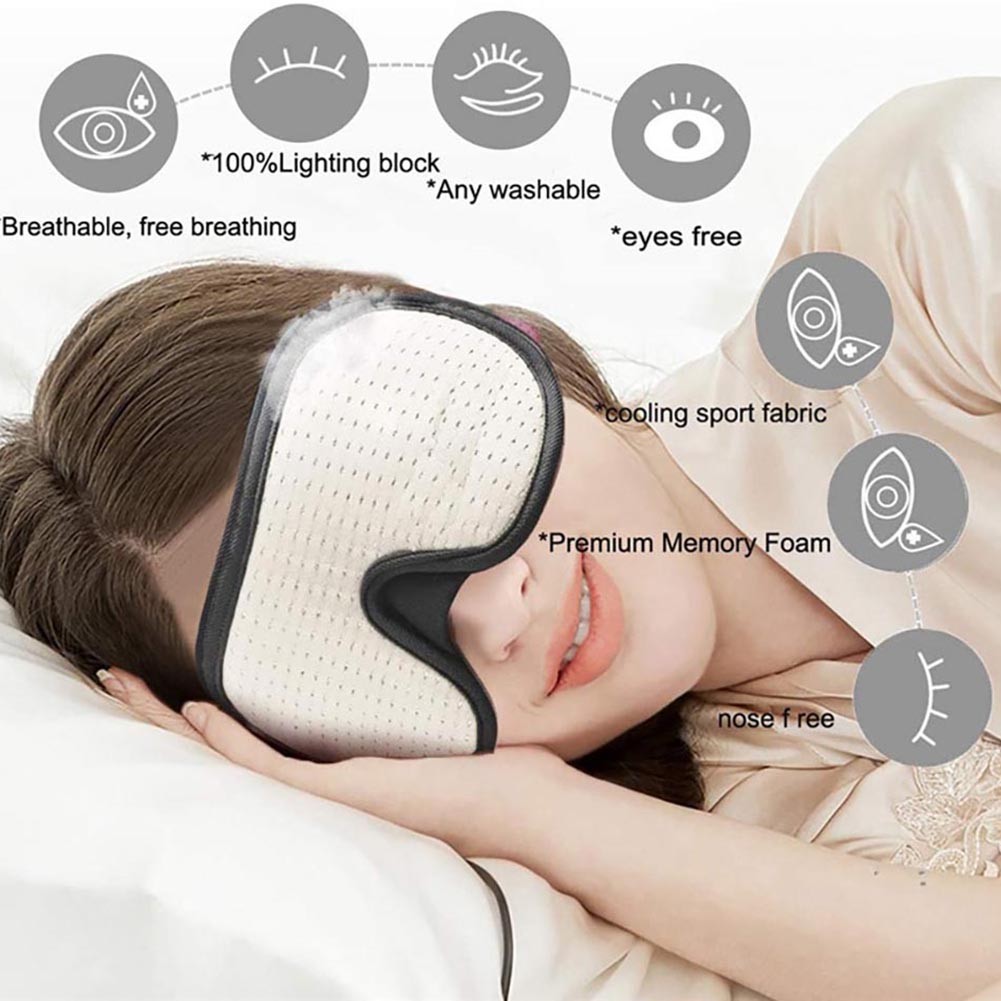 ثلاثية الأبعاد النوم Eyemask السفر الراحة المعونة قناع عين غطاء التصحيح pading لينة النوم قناع الغمامة العين الاسترخاء مدلك أدوات التجميل