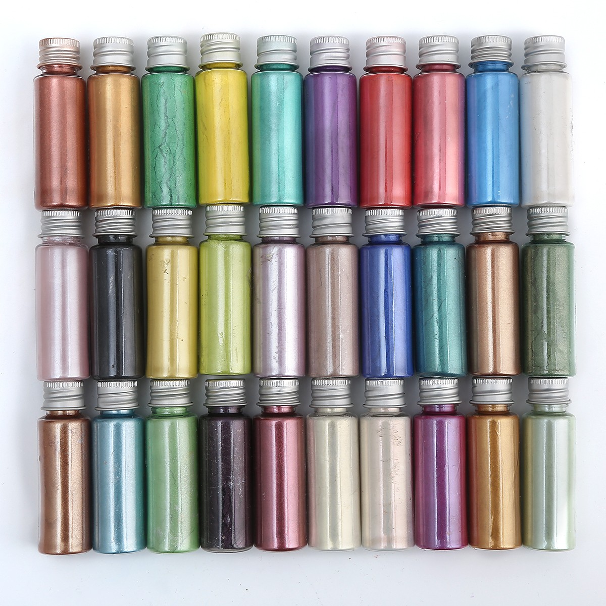 Colorful pearl mica pigment powder for nails glitter art, soap making epoxy resin eyeshadow lipstick car paint