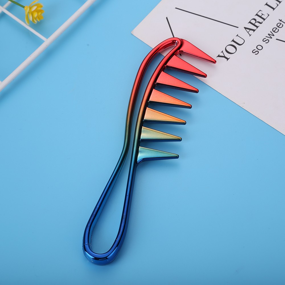 Anti-Static Hair Wide Tooth Shark Comb Detangler Salon Massage Comb Hair Accessories Detangling Comb Reduce Hair Loss Comb Net