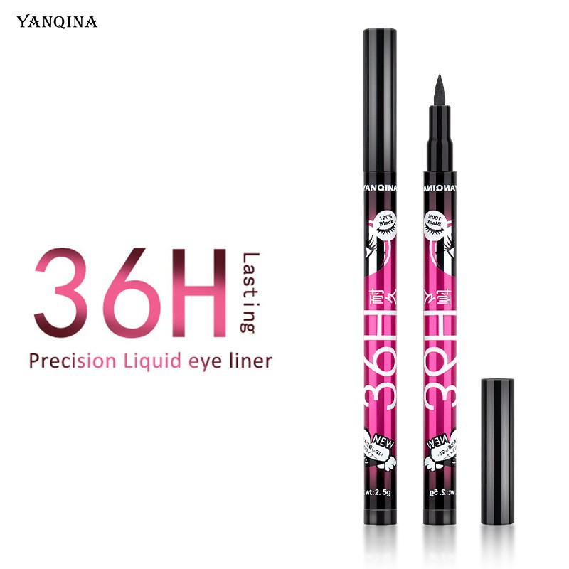 4 color waterproof and anti halo 36H color eyeliner