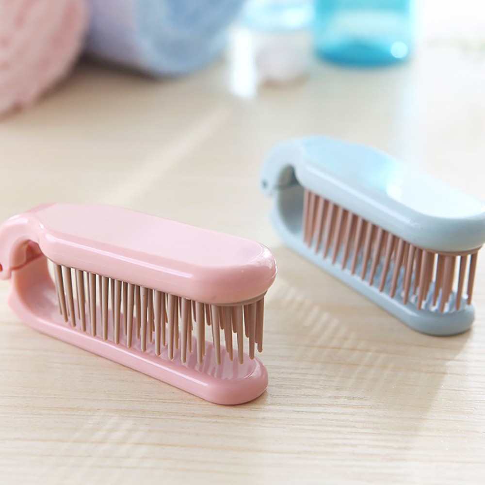 Foldable Hair Comb Portable Detangling Hair Brush Hair Brush Anti-static Head Massager Travel Combs Hair Styling Accessories