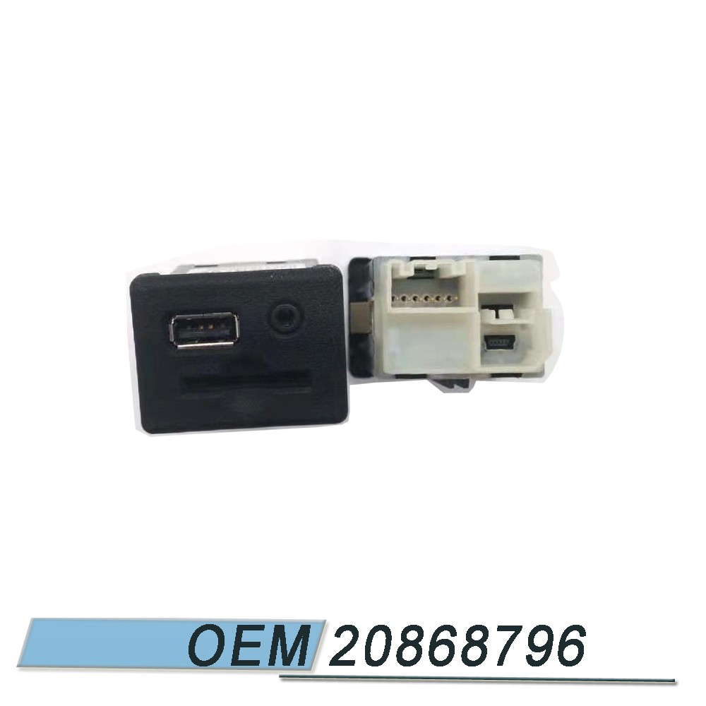 Original New for Vauxhall Insignia and Zaphira C USB SD Card + Aux Socket 20868796 3.5mm Line in Connector Adapter