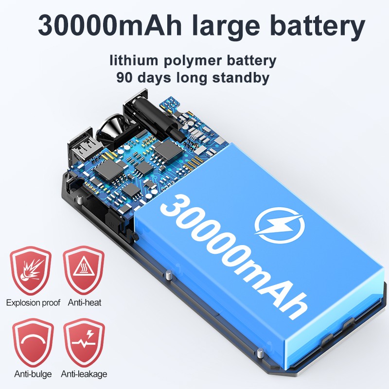 30000mAh سيارة الانتقال كاتب بنك الطاقة في حالات الطوارئ 1200A شاحن محمول ببطارية 12 فولت شاحنة 3.0L/6.0L السيارات الداعم بدء جهاز