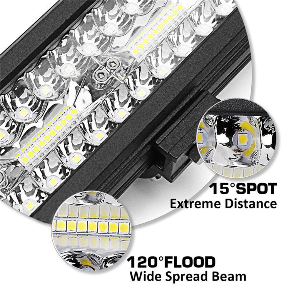 ANMINGPU 4" 7" 60W 120W LED Light Bar for Truck Car Tractor SUV 4x4 Boat ATV Combo LED Bar Work Light Offroad Driving Fog Lamp