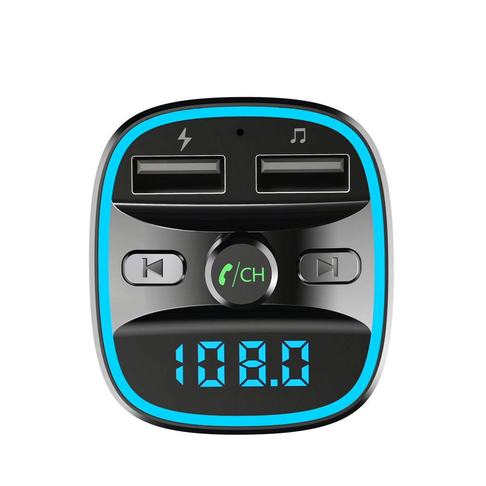 CDEN FM Transmitter Bluetooth 5.0 Free Car Camera Kit MP3 Music Player U Disk TF Card USB Receiver Car Charger Fast Charging