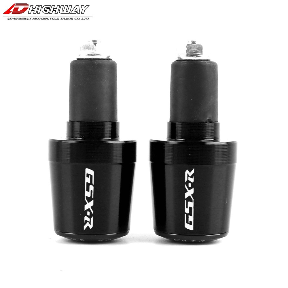 Motorcycle CNC 7/8' 22mm Handlebar Handlebar End Grips Cap Weight Plugs Silder For Suzuki GSXR600 750 1000 GSX250R GSX1300R