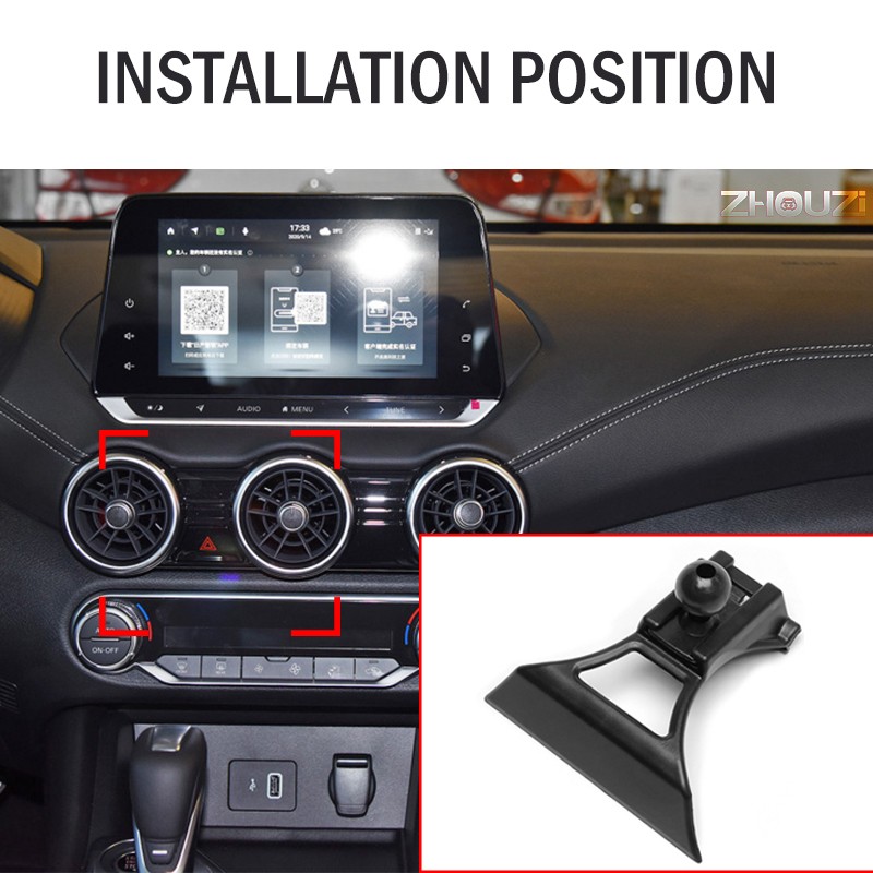 Car Mobile Phone Holder Air Vent Mounts Stand GPS Gravity Navigation Bracket For Nissan Sentra B18 2020 2021 Car Accessories