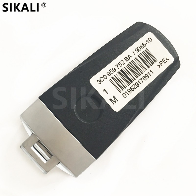 SIKALI 434MHz Car Remote Smart Key for VW/VolksWagen 3C0959752BA for PASSAT/CC/MAGOTAN Car Alarm Control with ID48 Chip