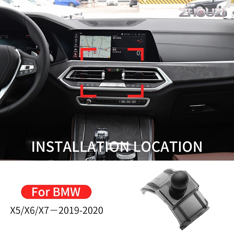 Car Mobile Phone Holder For BMW X5 X6 X7 G05 G07 2019-2020 Mounts Special GPS Holder Gravity Navigation Bracket Car Accessories