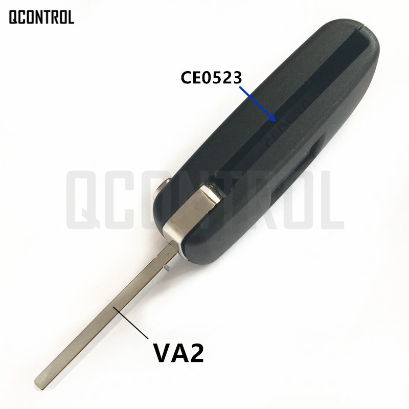 QCONTROL Remote Key 3 Buttons Fit For Peugeot 407 (2004 - 2008.9.28) Part Number 649096 or 6490X3