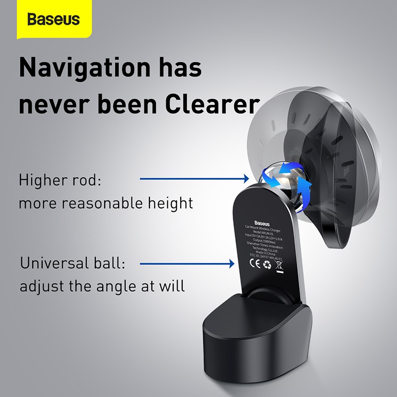 Baseus Car Mount Wireless Charger Magnetic Suction Dashboard Air Outlet Wireless Charging Holder for iPhone 12 13 Series