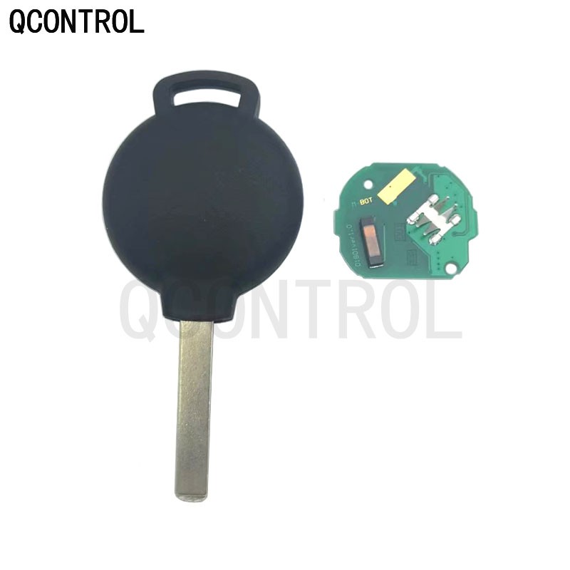 QCONTROL 433Mhz مفتاح بعيد كامل لمرسيدس بنز الذكية Fortwo 451 2007 2008 2009 2010 2011 2012 2013 PCF7941 رقاقة