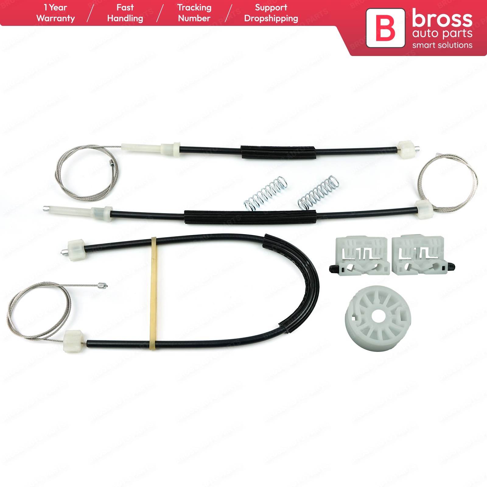 Bross قطع غيار السيارات BWR5321 منظم للنوافذ إصلاح مجموعة الجبهة اليمنى 95382557 لشروليه كروز 2010-2016 المحرز في تركيا