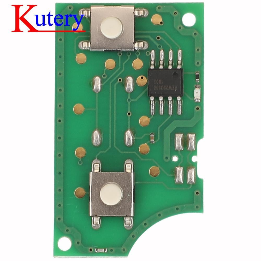 Kotri 433MHZ 2BTN 1J0959753CT 1J0959753DJ Remote Control Car Circuit Board Switch Fob for VW/VW Bora Polo Golf MK4