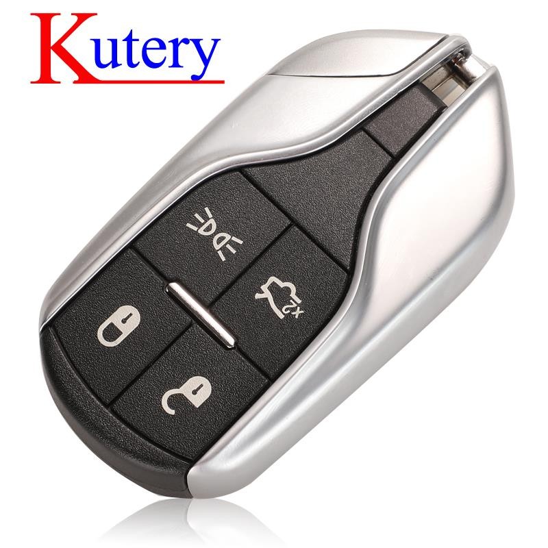 Kootri 4 Buttons Smart Card Remote Key for Maserati Prime Ghibli Sham 434MHZ With ID46 Chip