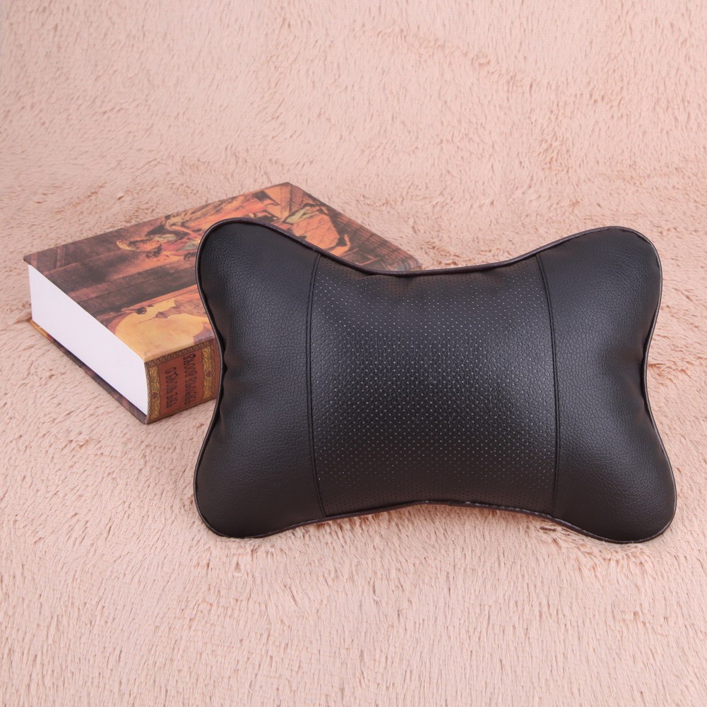 Leather Headrest Four Seasons Car Neck Pillow MGO3