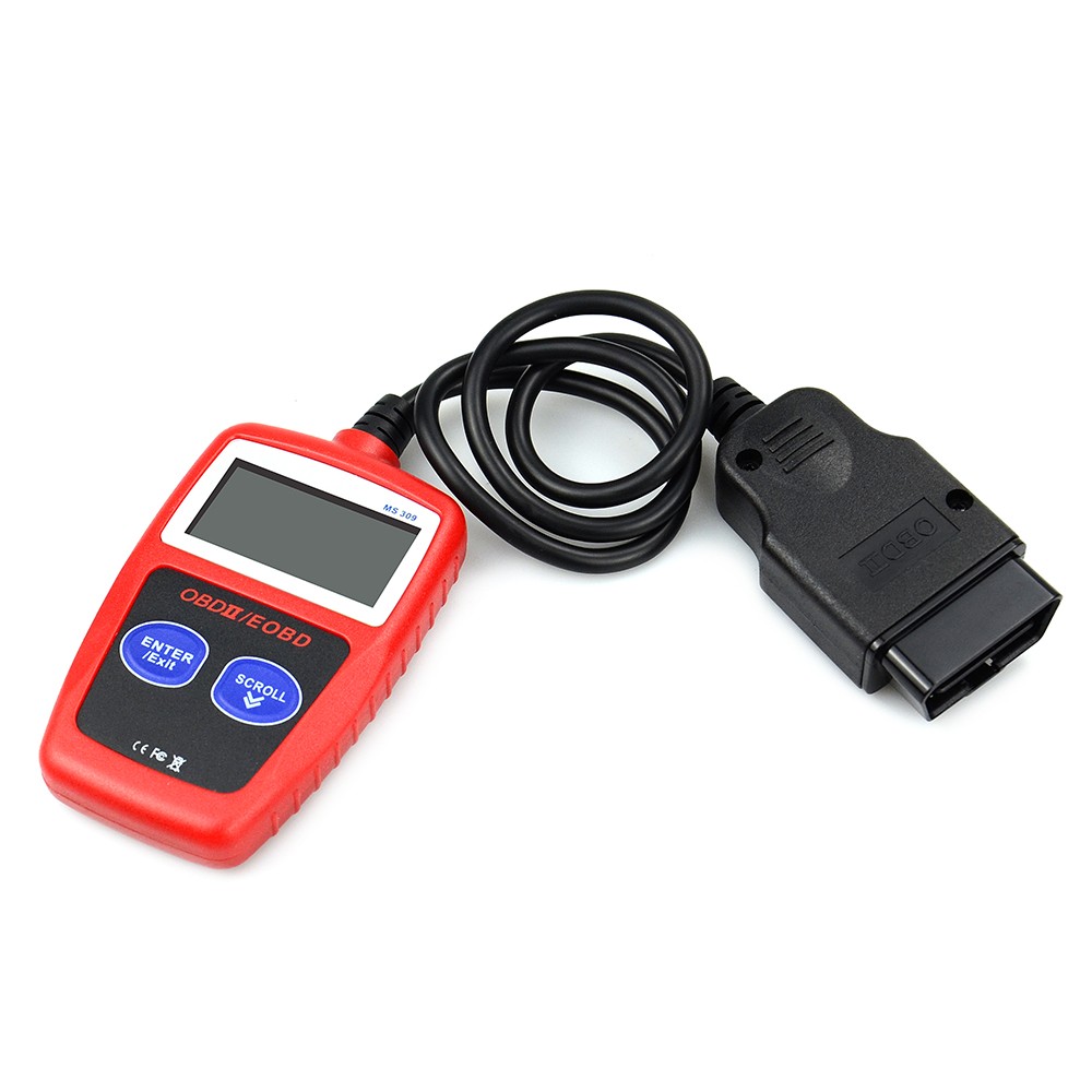 رمز الماسح MS309 CAN BUS OBD2 قارئ شفرة السيارة EOBD OBD II أداة تشخيص MS 309 مع متعدد اللغات