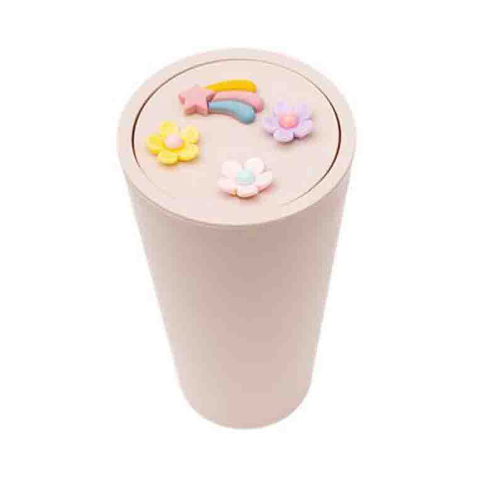 For Front Seat Washable Gift Desktop PVC Tidy Interior Accessories Car Waste Bin Cute Mini Decor With Cover Garbage Storage