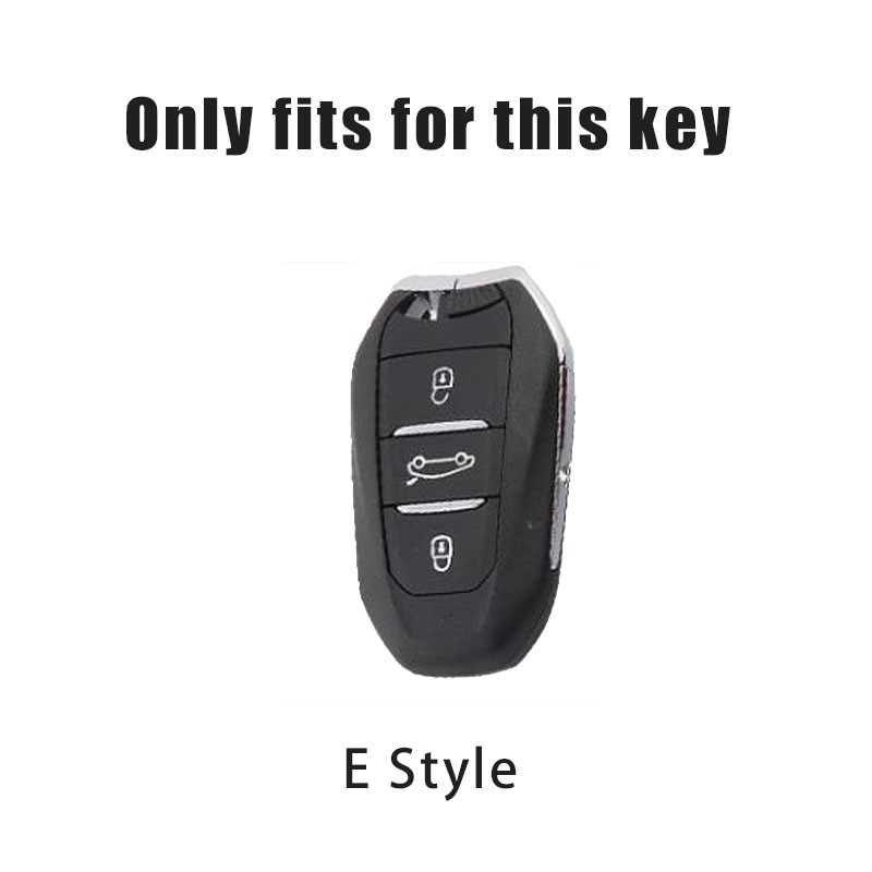 PU Car Smart Key Cover Case Remote Key Covers Shell For Peugeot 3008 4008 5008 Citroen C4 C4L C6 C3-XR Key Accessories