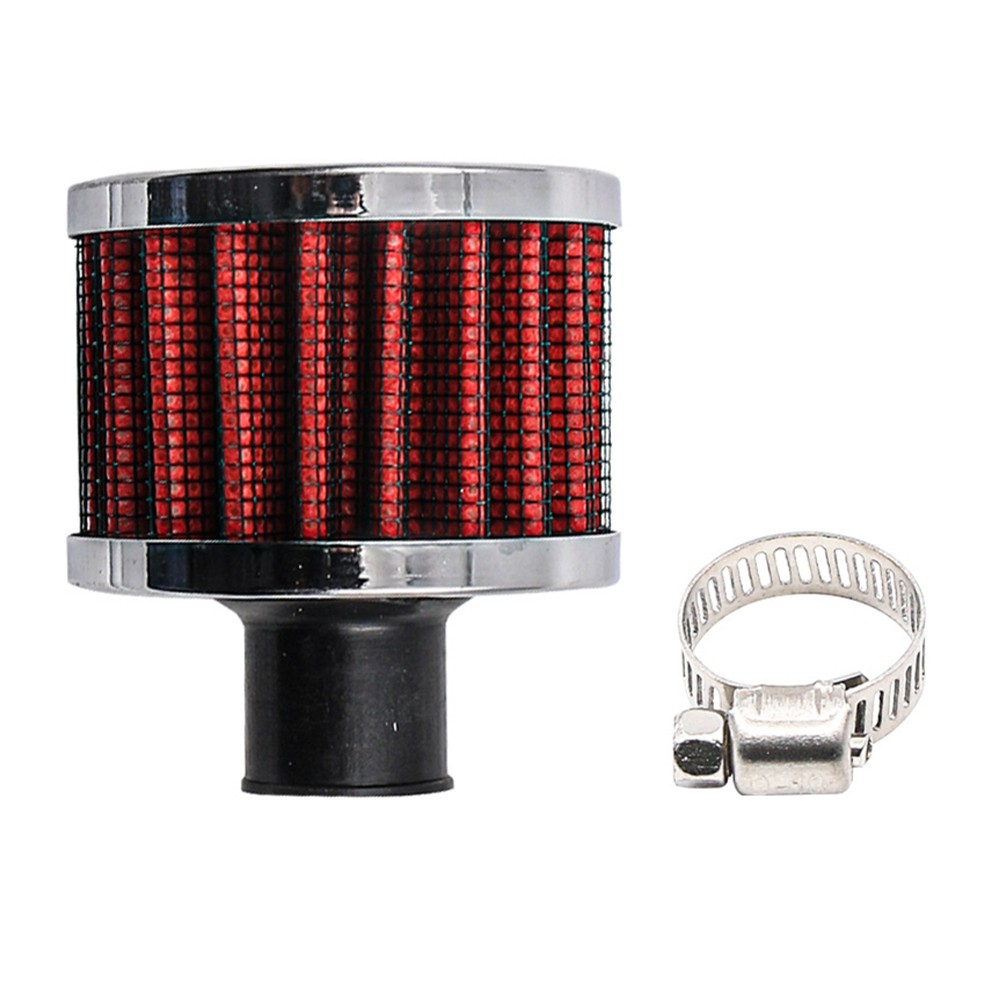 Easy Install Ventilation Car Scooter 12mm Stable Connection Universal Aluminum Alloy Small Mushroom Head Air Intake Filter