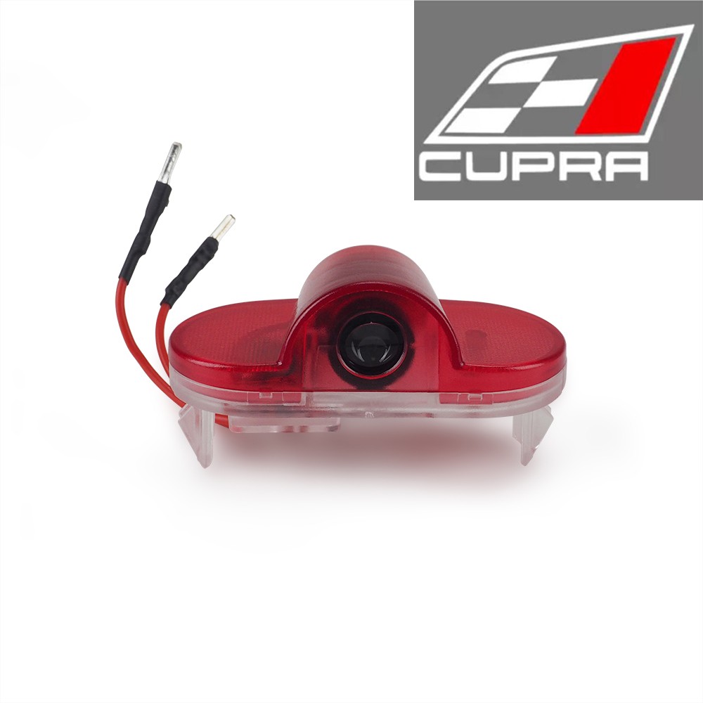 2pcs CUPRA Logo Light For SEAT Car Door Light SEAT CUPRA Alhambra Leon MK1 MK2 Car Styling CUPRA LED Insignia Light Foot Lamp