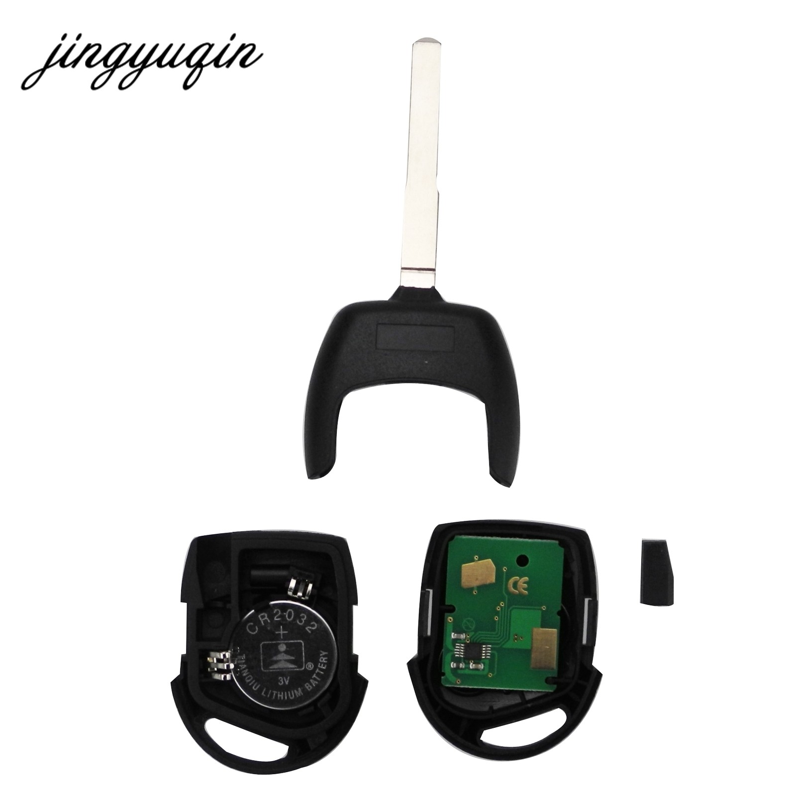 jingyuqin 3 Buttons Remote Car Key 315/433Mhz For Ford Focus Fiesta Fusion C-Max Mondeo Galaxy C-Max S-Max ID60 4D63 Chip