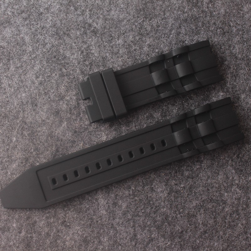 26mm Silicone Rubber Watchband Black Men Luxury Wristband Watch Band Replacement Strap for Invicta/Pro/Diver acessames