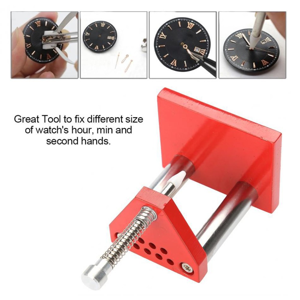 Wristwatch Needle Pressure Remover Portable Wristwatch Piston Puller Precision Parts Watches Repair Fittings Tools Red