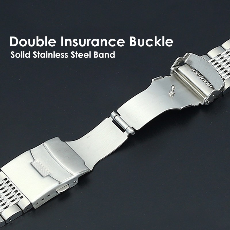 Watch Band For Samsung Galaxy 4 Premium Solid Stainless Steel Watch Bracelet Straps For Huawei Wristband 18 20mm 22 24mm