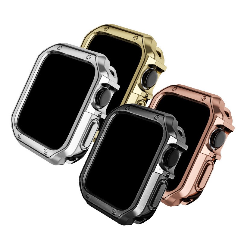 ووتش غطاء ل أبل ووتش غطاء حالة 7 6 SE 5 4 41 مللي متر 45 مللي متر لينة واضحة TPU واقي للشاشة ل iWatch 7 6 4 3 44 مللي متر 40 مللي متر