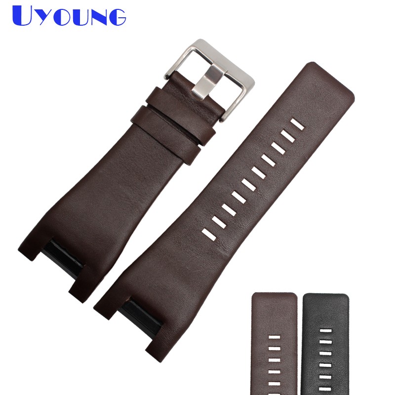 Genuine Leather Watch Strap for Diesel DZ1216 DZ1273 DZ4246 DZ4247DZ287 Watch Bracelet Mens Watchband Wrist Band