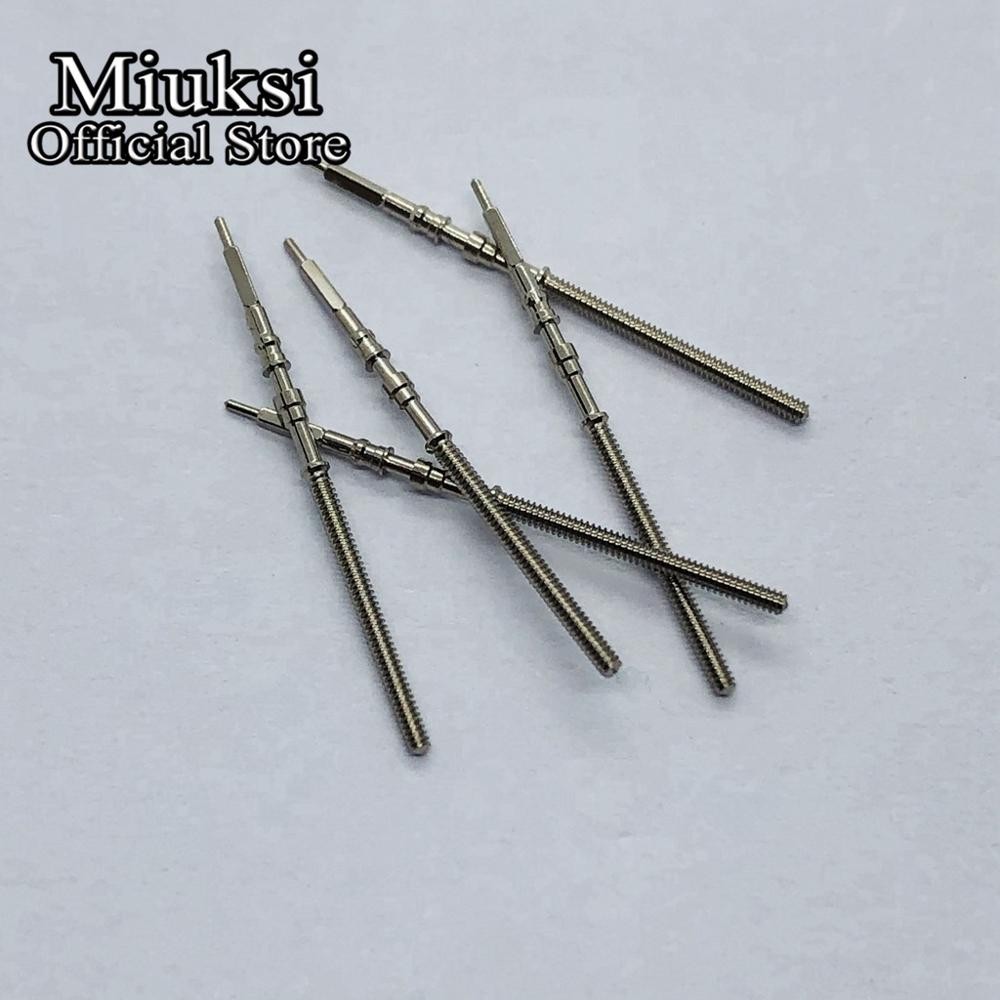 Miuksi - stainless steel crown set, NH35 NH36 NH38 NH39, winding shaft