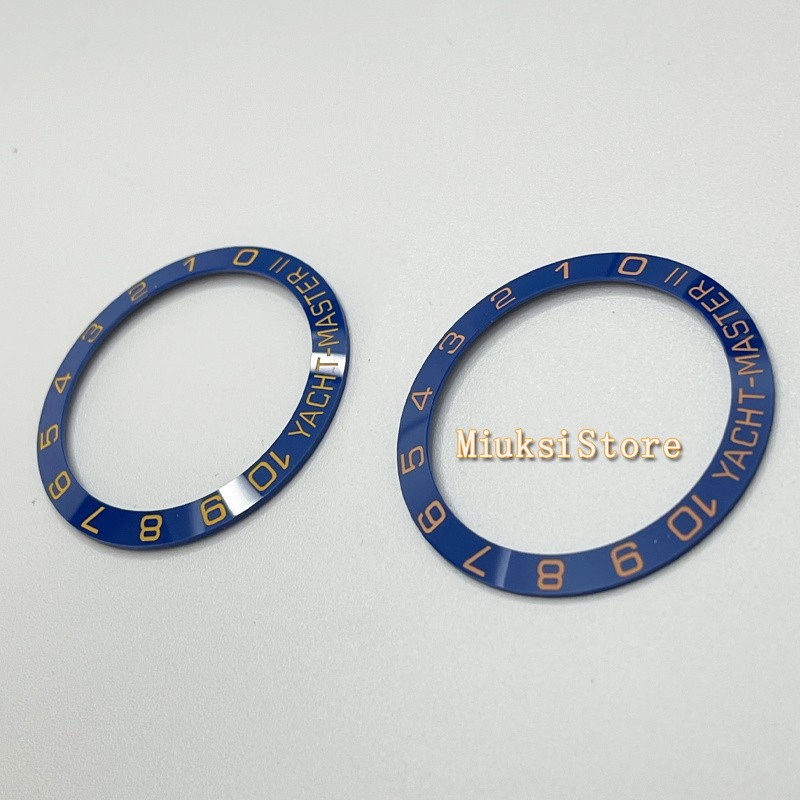 38mm/42mm Watch Bezel Yacht-Master II Sub Blue Ceramic Watch Bezel Replacement Part Accessories